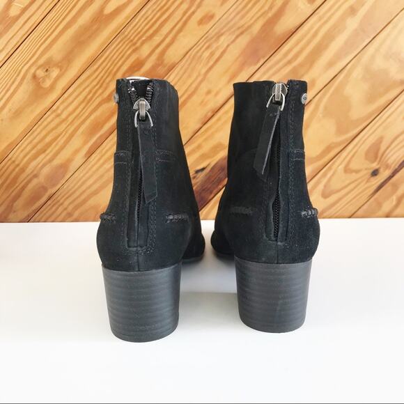 UGG Bandara Black Suede Ankle Boot - Picture 7 of 10